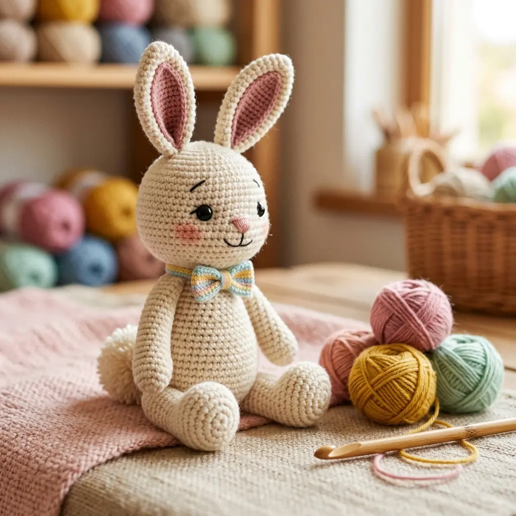 Amigurumi conejito tejido a mano
