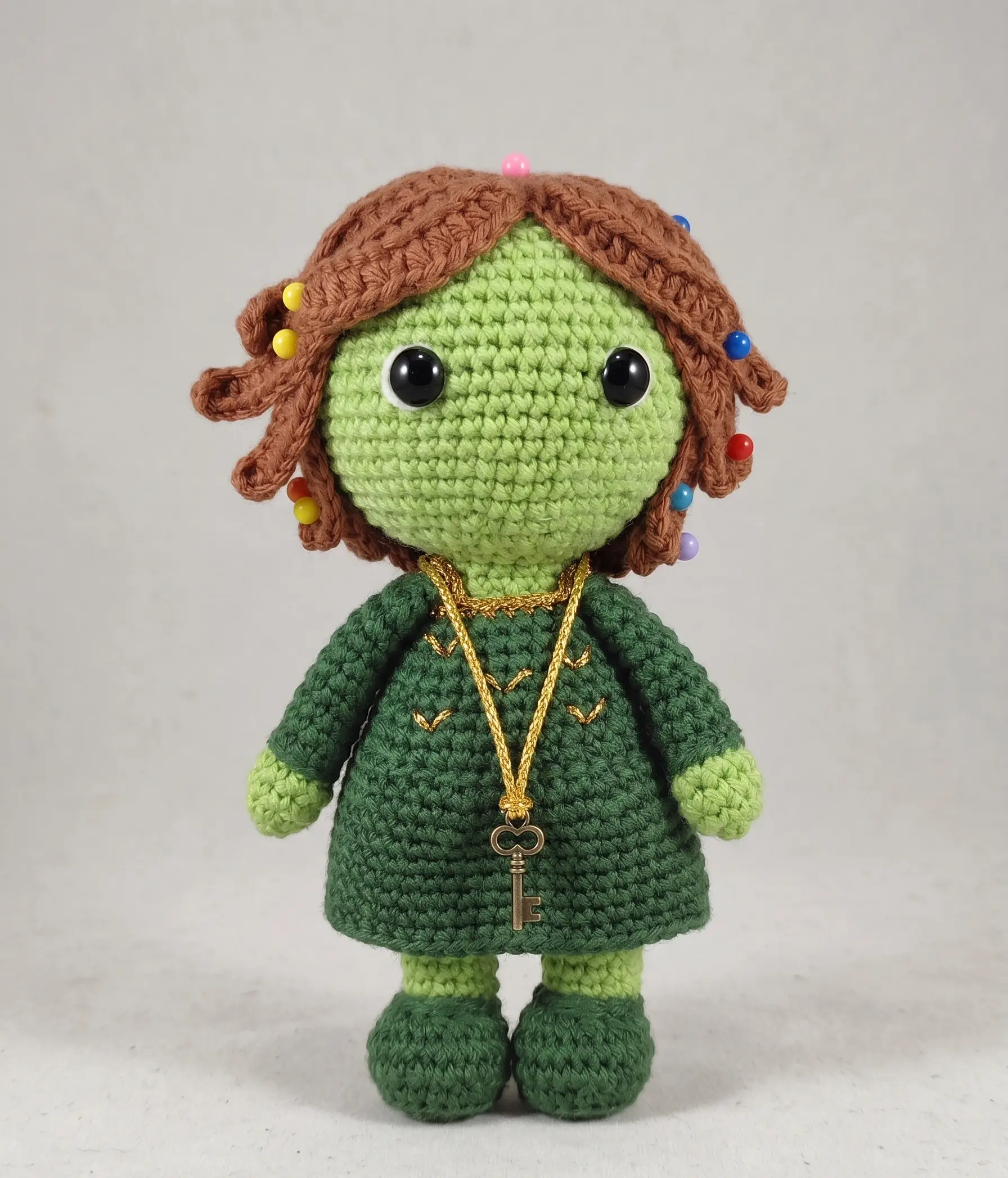 Muñeca Duendecilla Verde